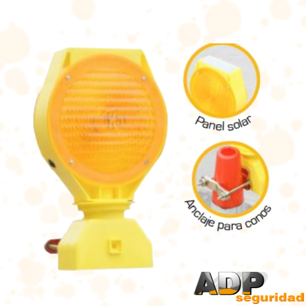 LAMPARA SOLAR LED PARA CONOS