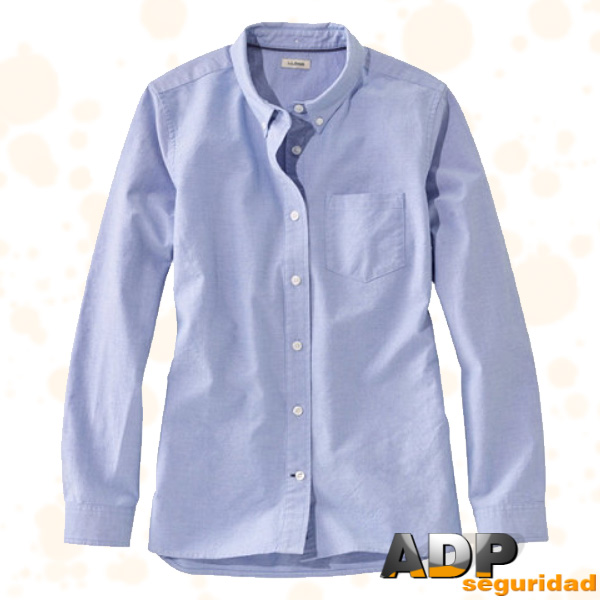 Blusa Oxford Manga Larga