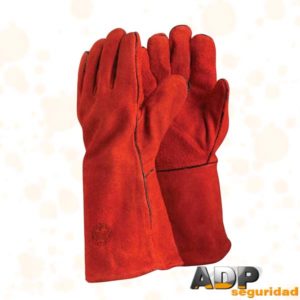 Guante Soldador Rojo