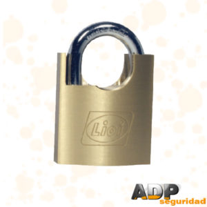 Candado bronce pulido 60 mm con gancho protegido Serie 8000