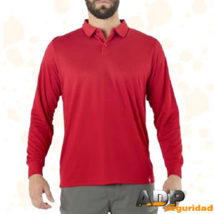 Polera piqué manga larga hombre