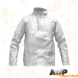 Chaqueta soldador cuero hilo Kevlar